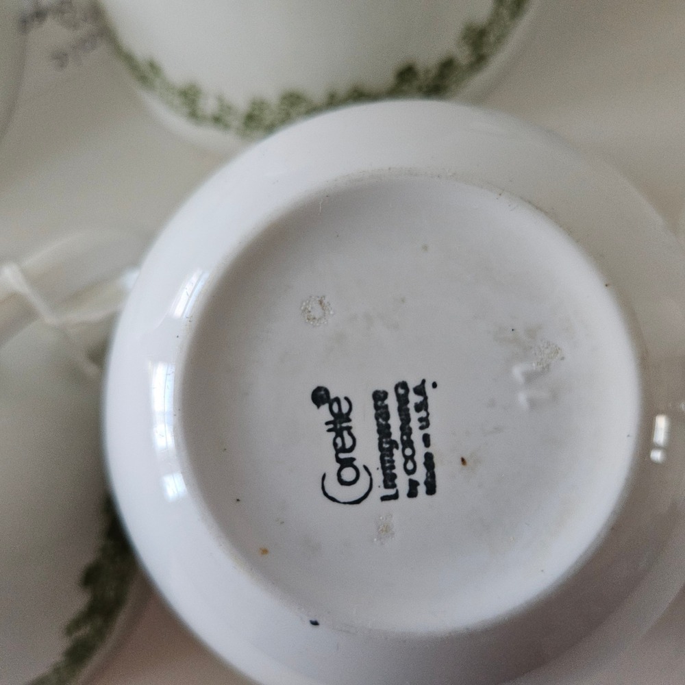 Corelle Livingware by Corning Spring Blossom Cups LOT of 4 - Tea Coffee Mug - Picture 8 of 10